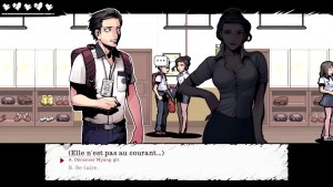 Les dialogues sont de type "visual novel". 