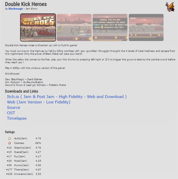 Double Kick Heroes by blackmagic Ludum Dare 34 Ludum Dare - Google Chrome